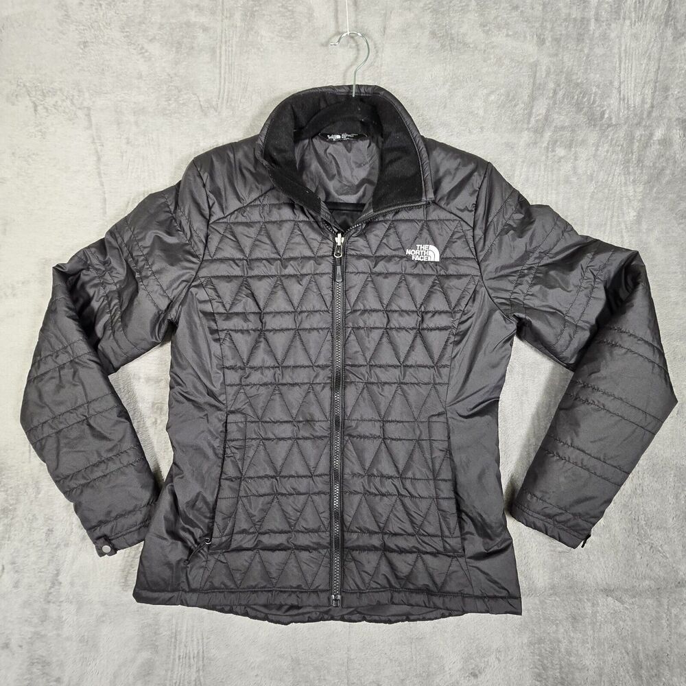 The North Face Quilted Tamburello Black Insulated Jacket Womens Medium Puffer